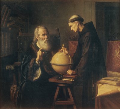 Galileo Demonstrating the New Astronomical Theories at the University of Padua by Félix Parra